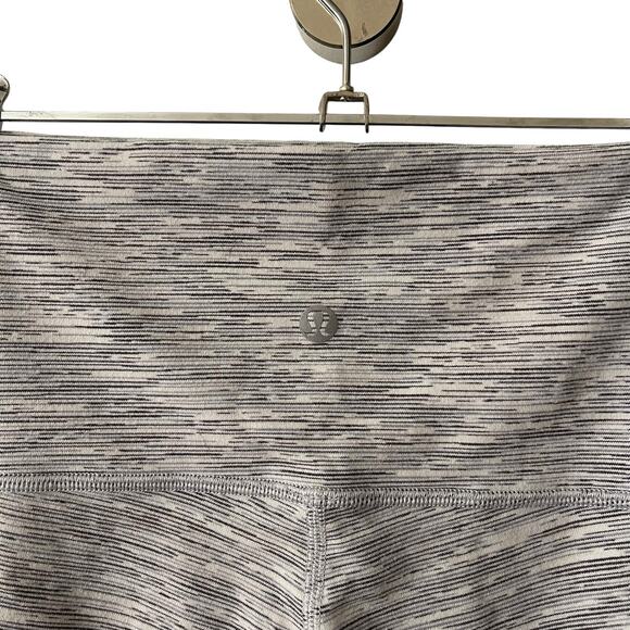 Lululemon Womens 12 Wunder Under Hi-Rise 7/8 Tight Space Ice Grey White - Picture 7 of 10